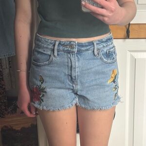 Pacsun Embroidered Denim Women's Shorts